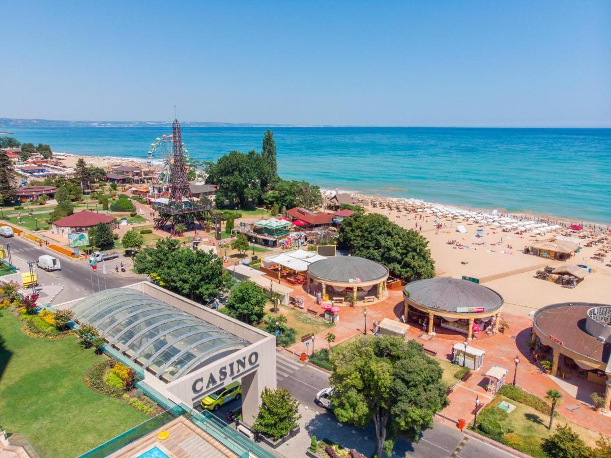 国际酒店-赌场和高层套房 金沙 外观 照片 Aerial view of the beach